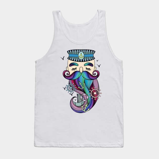 pirate Tank Top by MoreArt15